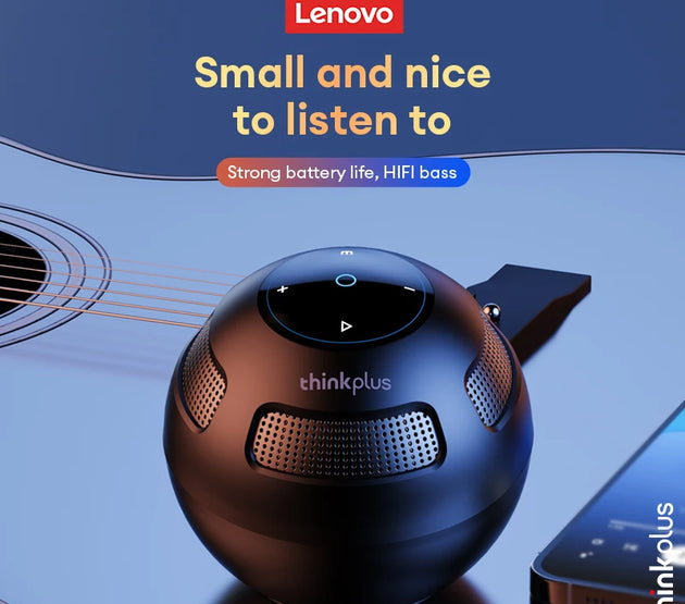 Ship From US Lenovo Bluetooth Speaker Portable Outdoor Long Endurance Home Music Player HiFi Stereo Surround Sound Box TS5