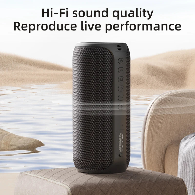 ZEALOT Original S32MAX Wireless Bluetooth Speaker Portable IPX5 Waterproof Outdoor Stereo Bass Music Track Speaker