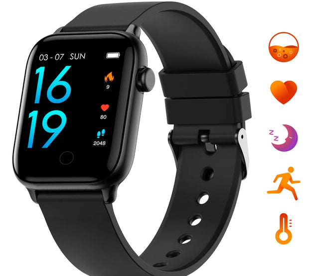GTS smart temperature measurement watch, step counting, distance measurement, calorie consumption management, sleep monitoring,