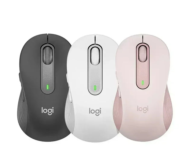 Logitech 650L Wireless Bluetooth Silent Mouse Office laptop sensor technology Advanced optical programmable button mouse, red