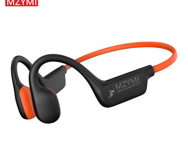 MZYMI Neckband Bluetooth 5.4 Headphones A28 TWS Wireless Earphones Bone Conduction Sports Waterproof Headset ENC Noise Reduction