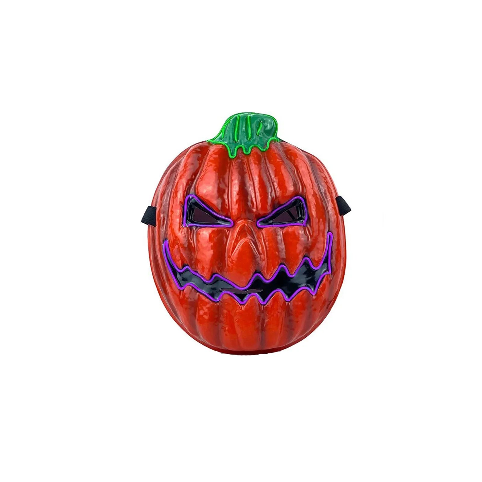Halloween Funny Pumpkin Head Mask Led Luminous Horror Scary Mask Festival Role Play School Carnival Party Masquerade Full Face