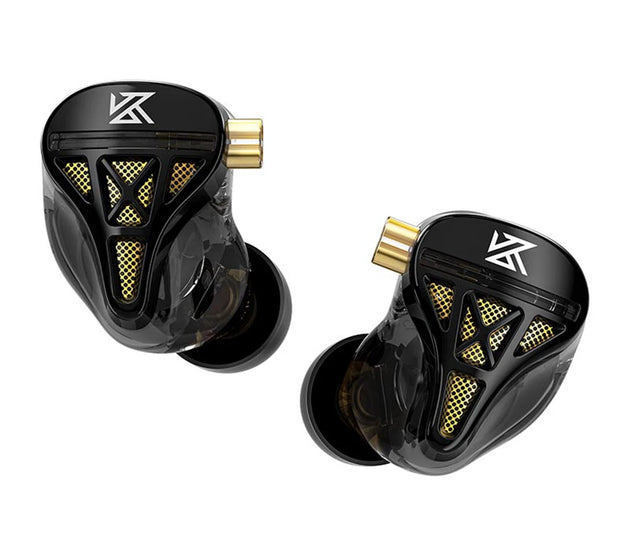KZ-DQS In Ear Monitor Headphones Dynamic Professional HIFI Headset Noise Cancelling Bass Earbuds for Sports Game Music