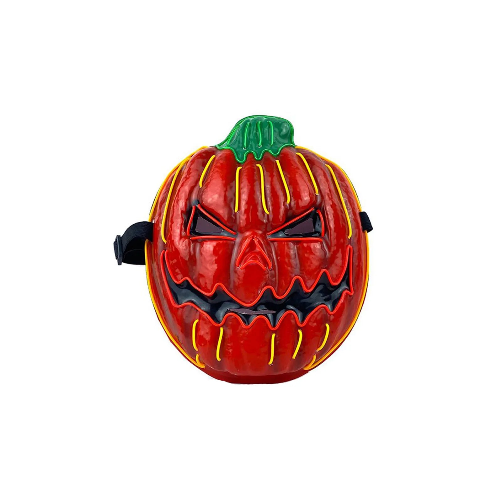 Halloween Funny Pumpkin Head Mask Led Luminous Horror Scary Mask Festival Role Play School Carnival Party Masquerade Full Face