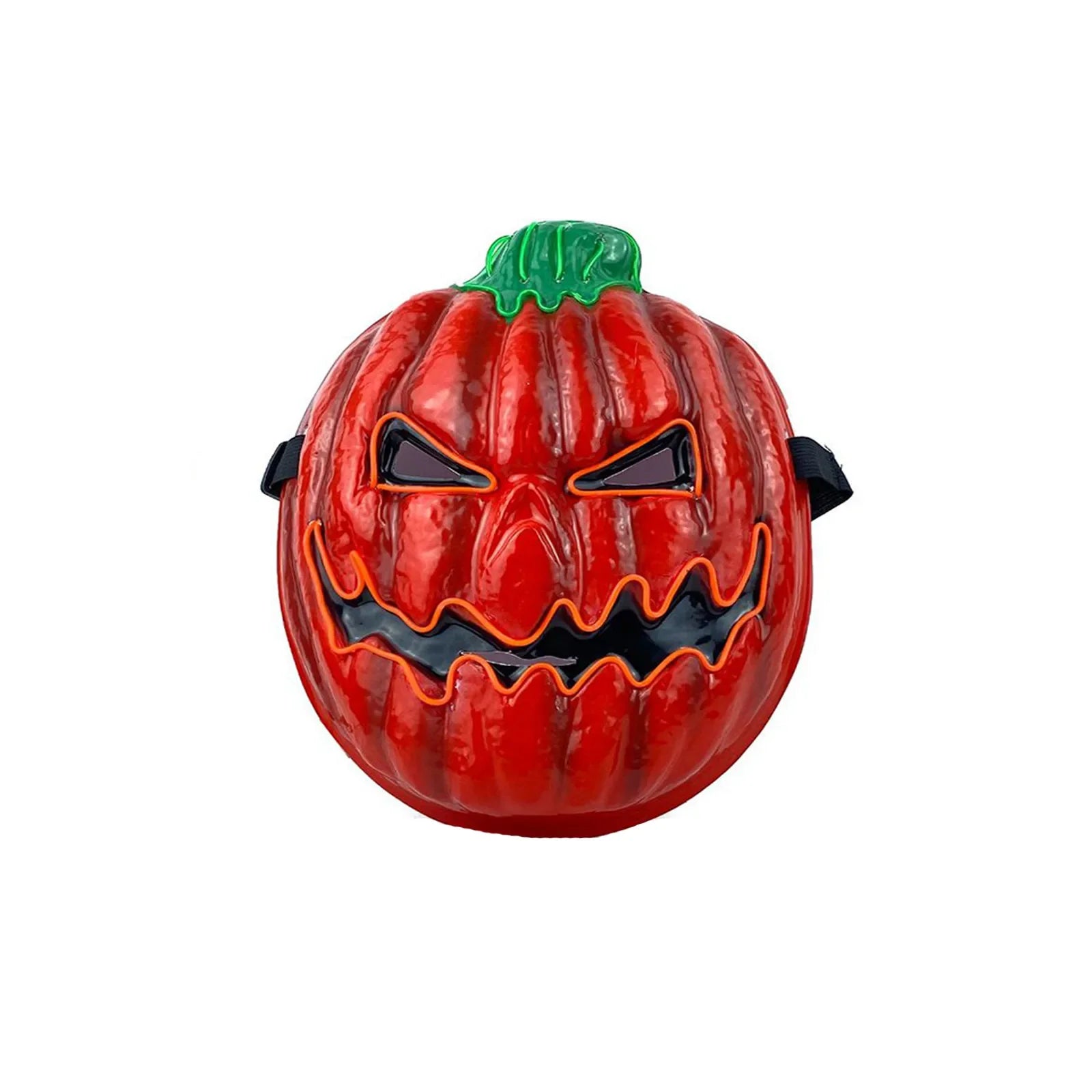 Halloween Funny Pumpkin Head Mask Led Luminous Horror Scary Mask Festival Role Play School Carnival Party Masquerade Full Face